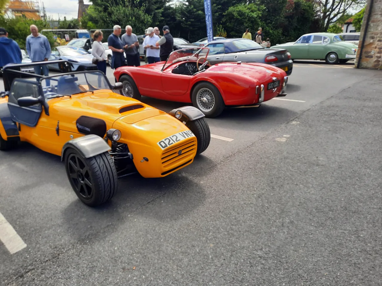 Sports cars and classics at The Punch Bowl meeting